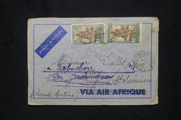 SOUDAN - Enveloppe De Bamako Pour La France En 1940 Avec Marque De Contrôle Postal - L 118031 - Storia Postale