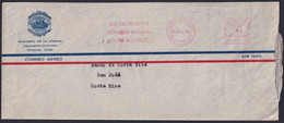 FM-135 CUBA REPUBLICA LG2147 1946 PITNEY BOWES FRANQUEO MECANICO PERMISO 22 CHASE NATIONAL CITY BANK. - Vignettes D'affranchissement (Frama)