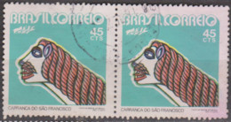 Brasil - 6-8-1972 - Promoção Do Folclore Nacional  45 Cts., Carranca  (PAR) (o)  RHM Nº C-744 - Gebraucht