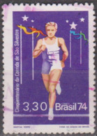 Brasil -23-12-1974 -  50ª Corrida "São Silvestre" De São Paulo  3,30, Atleta  (o)  RHM Nº C-871 - Gebraucht