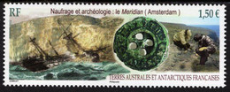 TAAF - 2022 - Shipwreck Archaeology - The Meridian Ship - Mint Stamp - Neufs