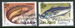 ICELAND  2001 Fishes Used.  Michel 971-72 - Usati