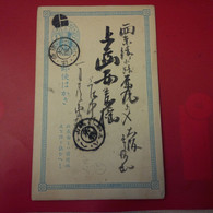 LETTRE CARTE ENTIER JAPON - Storia Postale