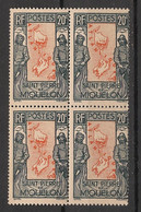 SPM - 1932-33 - N°Yv. 142 - Carte 20c - Bloc De 4 - Neuf Luxe ** / MNH / Postfrisch - Unused Stamps
