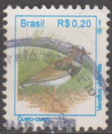 Brasil -1-7-1994 -  Pássaros Urbanos - Padrão Real - R$    0,20, Quero-quero,    (o)  RHM Nº 714 - Gebruikt