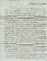 1821 SUPERBE LETTRE COMMERCE  ET FAMILLE GASTALDY FRERES à PARIS ET PORT MAURICE « ITALIE Par ANTIBES » V.HISTORIQUE - ...-1850 Préphilatélie