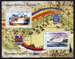 ROMANIA 2007 Danube Shipping Block   MNH / **.  Michel Block 416 - Nuevos