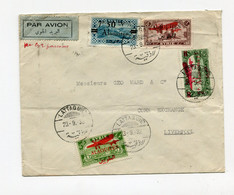 !!! ALAOUITES, LETTRE PAR AVION DE LATTAQUIE POUR LIVERPOOL DE 1932 - Covers & Documents