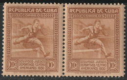 Cuba 1930 Sc 302 Yt 210 Pair MNH** - Ongebruikt