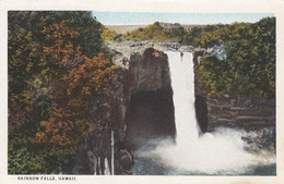 Rainbow Falls Hawaii, Near Hilo, Waterfall C1910s/20s Vintage Postcard - Hilo