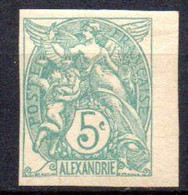 Alexandrie: Yvert  N° 23(*); Bord De Feuille; Type "Blanc" - Unused Stamps