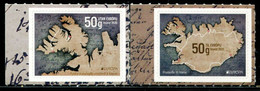 XH0341 Iceland 2020 Europa Country Map 2V Last Set Europa MNH - Ongebruikt