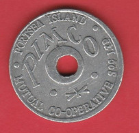 United Kingdom -Token - Portsea Island PLMCO - 1 Pint Milk - Firma's