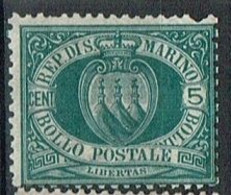 ST MAR 17 - SAINT MARIN N° 27 Neuf** Armoiries 1 Dent Manquante - Usados