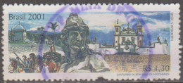 Brasil - 09-11-2001 - UPAEP-2001-Santuário Bom Jesus Matosinhos-Patri. Mundial  1,30, Profeta/Igreja  (o)  RHM Nº C-2417 - Used Stamps