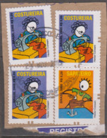 Brasil - 10-01-2006 -   PROFISSÕES  R$ 0,05/0,20 Costureira/Sapateiro ( Sobre Sobscrito)   (o)  RHM Nº 839/840 - Used Stamps