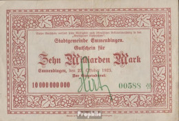 Emmendingen Inflationsgeld Stadt Emmendingen Gebraucht (III) 1923 10 Milliarden Mark - 10 Miljard Mark