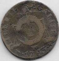 France - 1 Sol 1793 W - Altri & Non Classificati