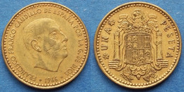 SPAIN - 1 Peseta 1966 *75 KM# 796 Francisco Franco (1936-1975) - Edelweiss Coins - 1 Peseta