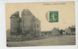 COURSON LES CARRIERES - Château Et Mairie - Courson-les-Carrières