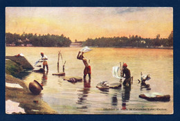 Sri Lanka (Ceylon).  Laveurs De Linge (dhobbies) Dans Le Lac Beira De Colombo. - Sri Lanka (Ceylon)