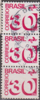Brasil - 11-9-1972 - Tipo Cifra  30, Carmim (TIRA) (o)  RHM Nº 543 - Gebraucht