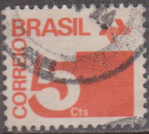 Brasil - 11-9-1972 - Tipo Cifra  5, Laranja (o)  RHM Nº 538 - Gebraucht