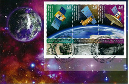 ISRAEL 2021 SPACE REMOTE SENSING SATELLITE MAXIMUM CARD (**) LAST - Cartas & Documentos