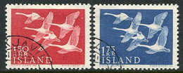 ICELAND 1956 Nordic Countries Used.  Michel 312-13, SG 344-45 - Oblitérés