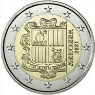 2 Euro ANDORRA 2021 - UNC - NEUF - NUEVA - NEW 2€ - Andorra