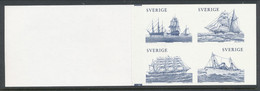 Sweden 1999. Proof Of Print Booklet:  Det Marina Arvet. Blue. MNH(**) - Ensayos & Reimpresiones