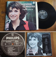 RARE French LP 33t RPM BIEM (12") CATHERINE LE FORESTIER (1969) - Ediciones De Colección
