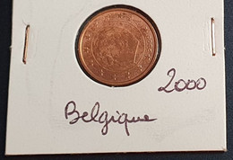 BELGIQUE Pièce 2 Cent De 2000 - Pièce En Centime D'EURO - Bon Ou Très Bon état - Sous Sachet Plastique /2 - Sammlungen