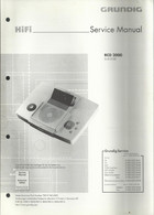 Hifi - Grundig - Service Manual - RCD 2000 (G.LK 0150) - Littérature & Schémas