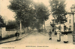 Montluel * Avenue De La Gare * Hôtel VIRET * Villageois - Montluel