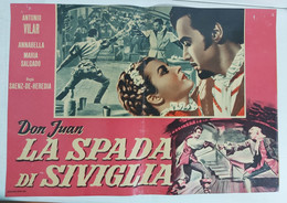 50666 Fotobusta Film 60 - Don Juan La Spada Di Siviglia - Antonio Vilar - Posters