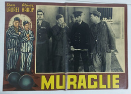 60173 Fotobusta Film 90 - Muraglie - Stanlio & Ollio - Regia Parrott 1931 - Posters