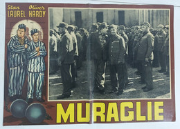 60174 Fotobusta Film 89 - Muraglie - Stanlio & Ollio - Regia Parrott 1931 - Posters