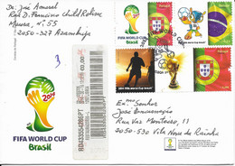 TIMBRES - STAMPS - FRANCOBOLLI - SELLOS - FDC - MARCOPHILIE - PORTUGAL - 2014 - COUPE DU MONDE FIFA - FIFA WORLD CUP - 2014 – Brazilië