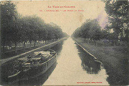 - Dpts Div.-ref-BA640- Tarn Et Garonne - Grisolles - Les Bords Du Canal - Peniche Ville De Lavardac - Peniches - Canaux - Grisolles