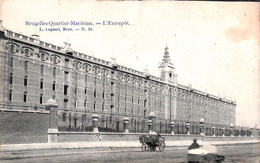 Bruxelles Quartier Maritime - L'Entrepôt (animée L Lagaert Voir Dos) - Maritime