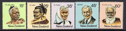 New Zealand 1980 Maori Personalities Set Of 5, MNH, SG 1232/6 (A) - Unused Stamps