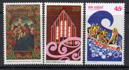 New Zealand 1982 Christmas Set Of 3, MNH, SG 1274/6 (A) - Unused Stamps