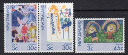 New Zealand 1986 Health Set Of 3, MNH, SG 1400/2 (A) - Unused Stamps
