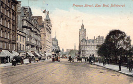 Princes Street - East End - Edinburgh - Valentine's Series - Tramway Et Attelages Chevaux - Midlothian/ Edinburgh