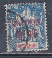 Canton N° 7 O Surcharge Carmin : 15 C. Bleu Toblitération Moyenne Sinon TB - Unused Stamps