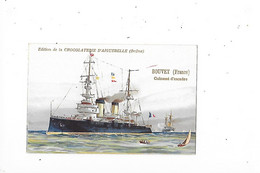 BOUVET (France) - Cuirassé   - Edition De La Chocolaterie D'Aiguebelle - Format 9,6 X 6,4 - - Boats