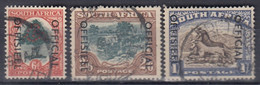 O M1886. South Africa Officials. 3 Items, Cancelled - Servizio