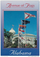 Alabama Montgomery Avenue Of Flags On State Capitol Grounds - Montgomery