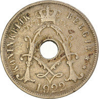 Monnaie, Belgique, 25 Centimes, 1922 - 25 Cent